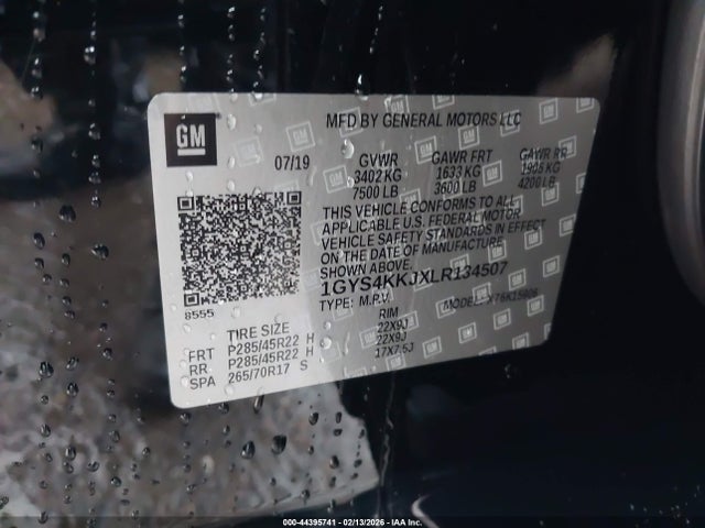 2020 CADILLAC ESCALADE ESV 1GYS4KKJXLR134507 Photo 8