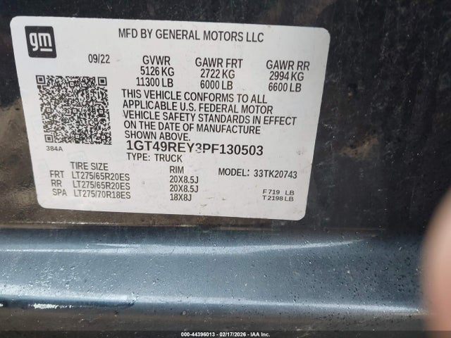 Продажа на аукционе авто 2023 Gmc Sierra 2500hd 4wd  Standard Bed Denali, vin: 1GT49REY3PF130503, номер лота: 44396013
