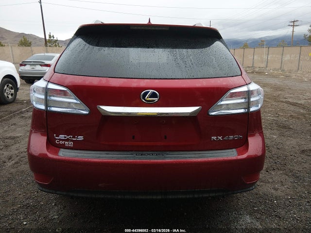 44396082 :رقم المزاد ، JTJBC1BA2A2020510 vin ، 2010 Lexus Rx 450h مزاد بيع