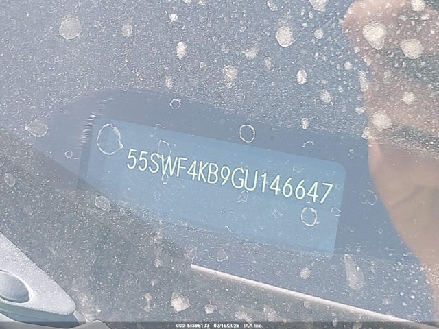 Aukcja sprzedaży 2016 Mercedes-benz C 300 4matic, vin: 55SWF4KB9GU146647, numer aukcji: 44396103