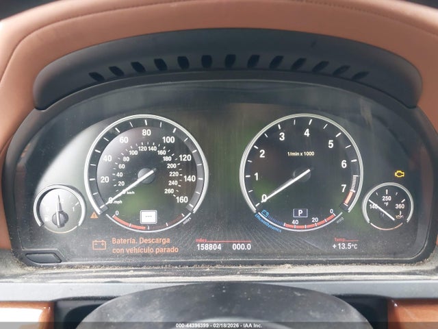Продажа на аукционе авто 2013 Bmw 750li, vin: WBAYE8C52DD131825, номер лота: 44396399