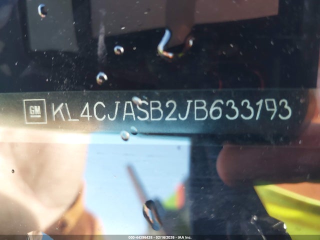 Продажа на аукционе авто 2018 Buick Encore Preferred, vin: KL4CJASB2JB633193, номер лота: 44396428