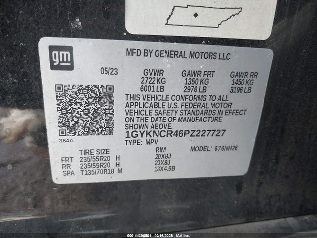 2023 CADILLAC XT5 1GYKNCR46PZ227727 Photo 8