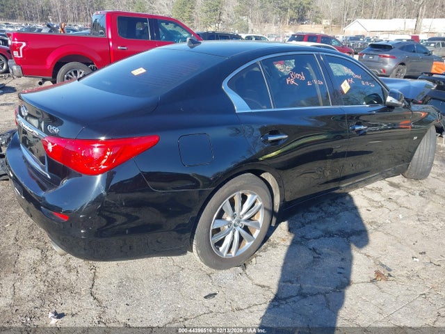 2014 Infiniti Q50 Premium მანქანა იყიდება აუქციონზე, vin: JN1BV7AP7EM673465, აუქციონის ნომერი: 44396516