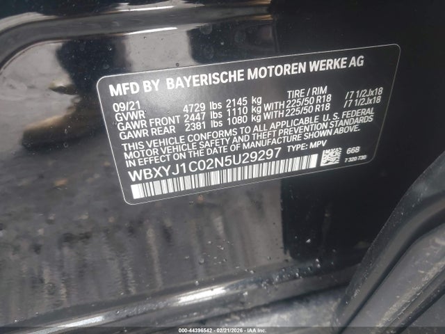 2022 BMW X2 WBXYJ1C02N5U29297 Photo 8