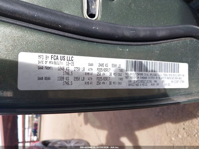 3C4PDCAB5GT191741 Dodge JOURNEY SE