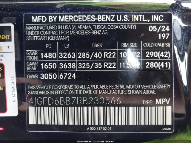 Продаж на аукціоні авто 2024 Mercedes-benz Amg Gle 53 Coupe 4matic+, vin: 4JGFD6BB7RB230566, номер лоту: 44396656