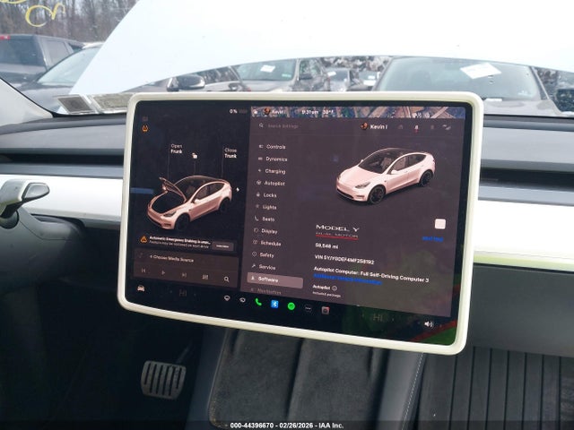 5YJYGDEF4MF258192 Tesla Model Y Performance Dual Motor All-wheel Drive