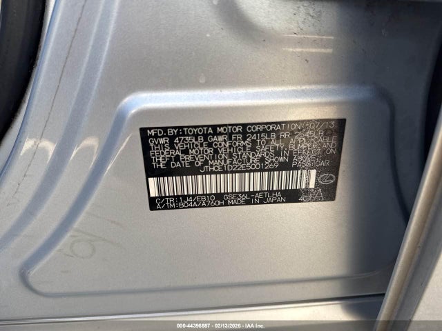 2014 LEXUS IS 350 JTHCE1D22E5001269 Photo 8