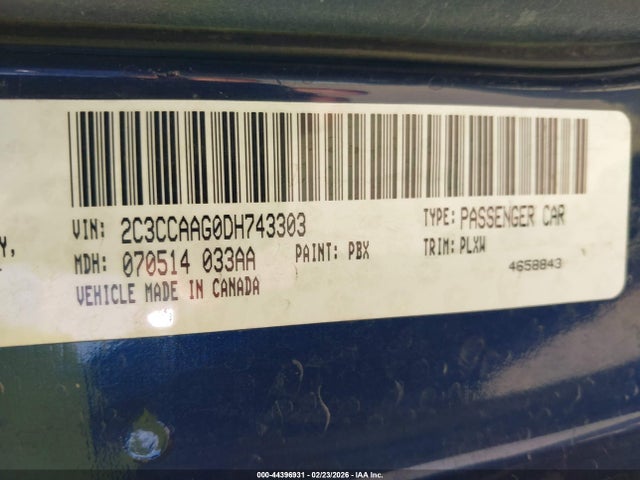 Aukcja sprzedaży 2013 Chrysler 300 Motown, vin: 2C3CCAAG0DH743303, numer aukcji: 44396931