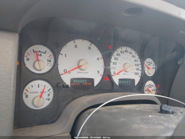 2003 Dodge Ram 2500 Slt/laramie/st მანქანა იყიდება აუქციონზე, vin: 3D7KU28C03G819989, აუქციონის ნომერი: 44396986