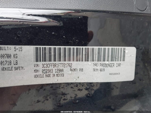 2015 FIAT 500 3C3CFFBR1FT721762 Photo 8