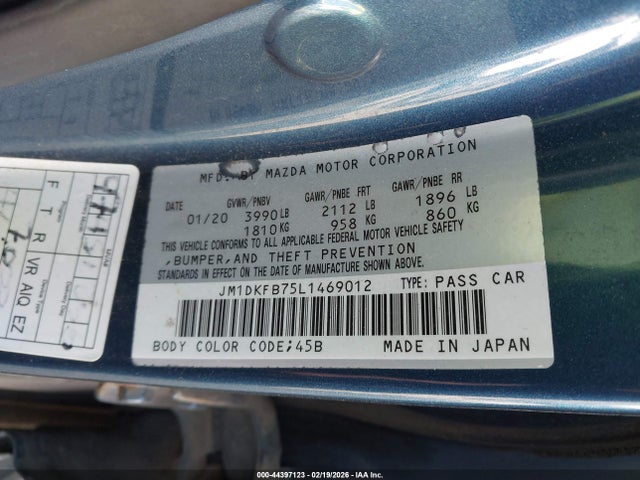 2020 MAZDA CX-3 JM1DKFB75L1469012 Photo 8