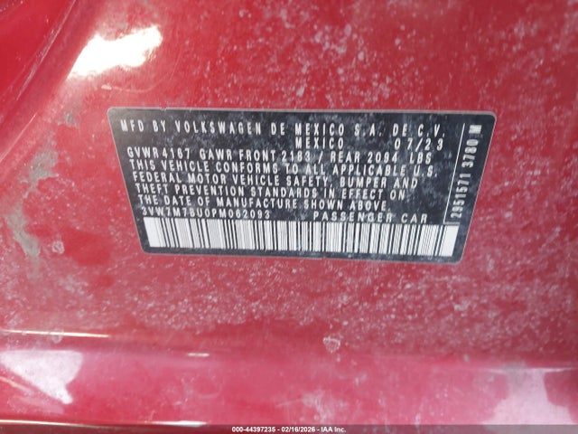 2023 VOLKSWAGEN JETTA 3VW7M7BU0PM062093 Photo 8