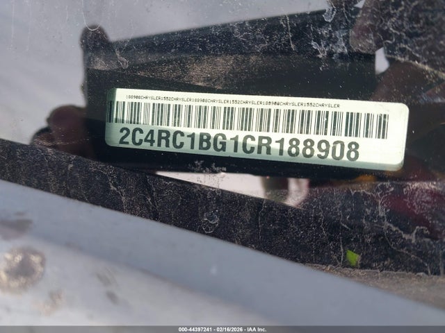 44397241 :رقم المزاد ، 2C4RC1BG1CR188908 vin ، 2012 Chrysler Town & Country Touring مزاد بيع