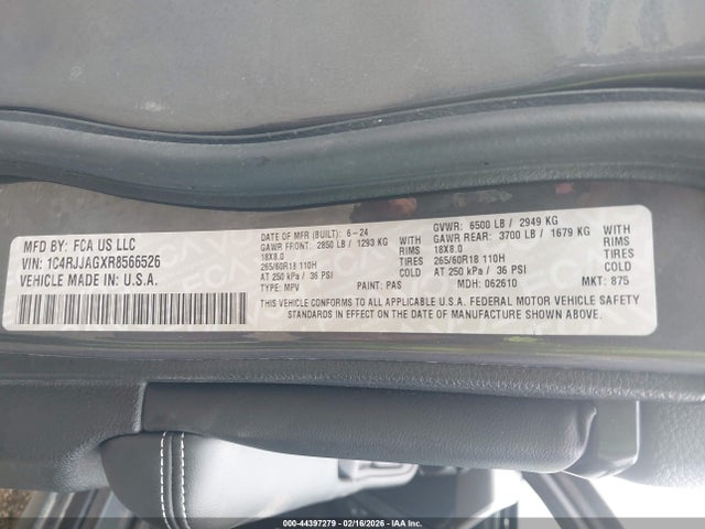 2024 JEEP GRAND CHEROKEE L 1C4RJJAGXR8566526 Photo 8