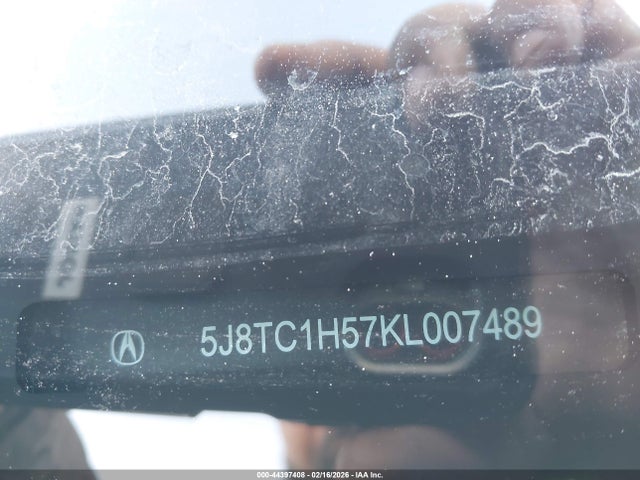 44397408 :رقم المزاد ، 5J8TC1H57KL007489 vin ، 2019 Acura Rdx Technology Package مزاد بيع