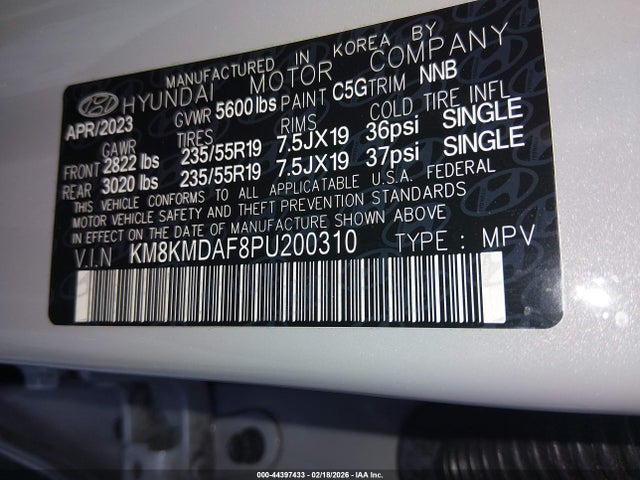 KM8KMDAF8PU200310 Hyundai IONIQ 5 SE