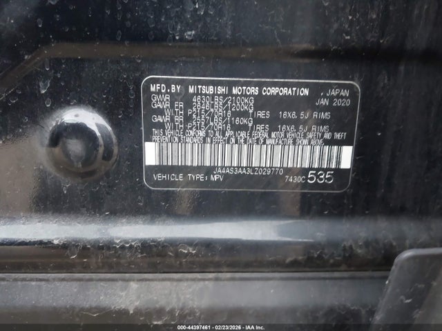 2020 MITSUBISHI ECLIPSE CROSS JA4AS3AA3LZ029770 Photo 8