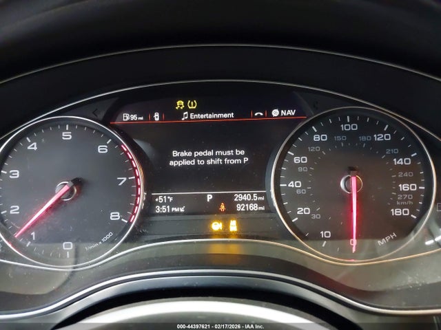 44397621 :رقم المزاد ، WAUGFAFC9EN108385 vin ، 2014 Audi A6 2.0t Premium مزاد بيع