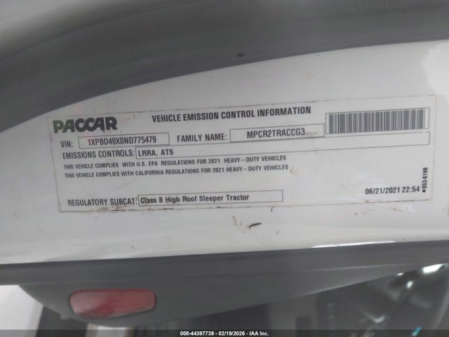 Peterbilt 579 2022 1XPBD49X0ND775479 Image 9