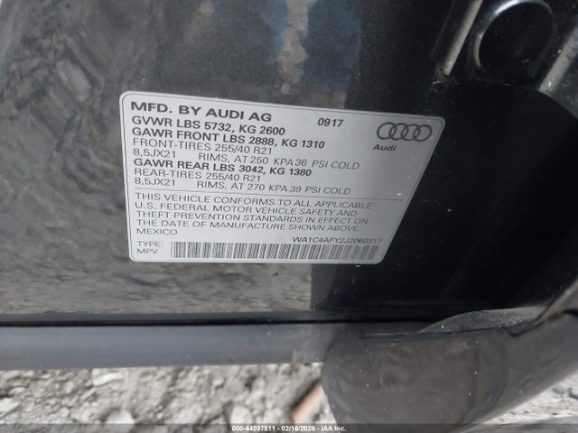 2018 AUDI SQ5 WA1C4AFY2J2060317 Photo 8
