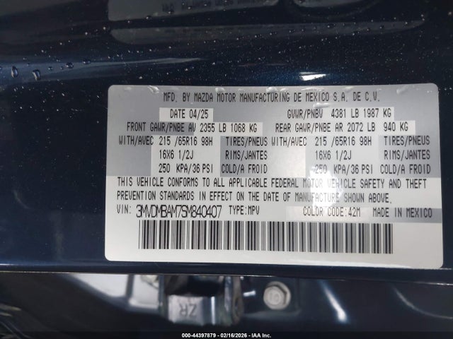 3MVDMBAM7SM840407 Mazda Cx-30 2.5 S