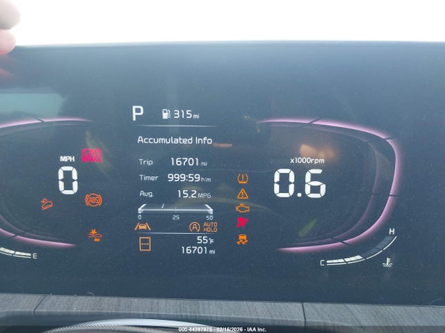 44397975 :رقم المزاد ، 5XYP34GC7RG486276 vin ، 2024 Kia Telluride Ex مزاد بيع