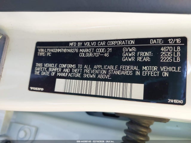 2017 VOLVO S60 INSCRIPTION LYV402HM7HB148276 Photo 8