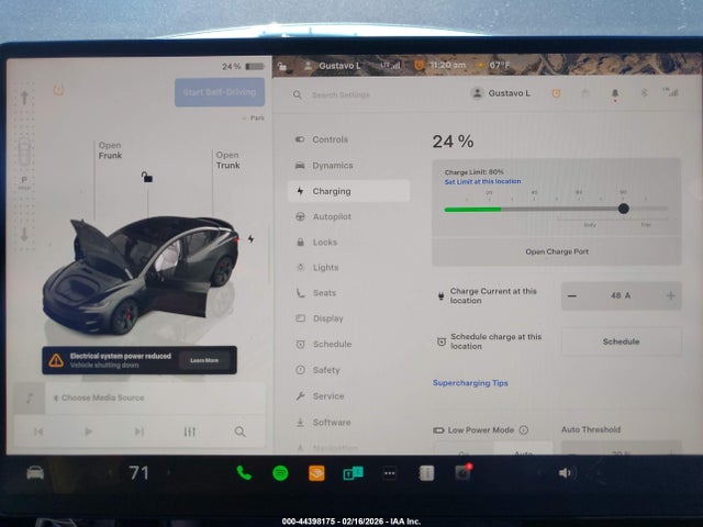 Aukcja sprzedaży 2024 Tesla Model 3 Performance All-wheel Drive, vin: 5YJ3E1ET8RF847225, numer aukcji: 44398175