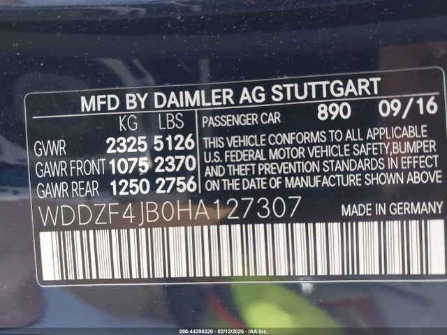 Mercedes-Benz E 300 2017 WDDZF4JB0HA127307 Image 9