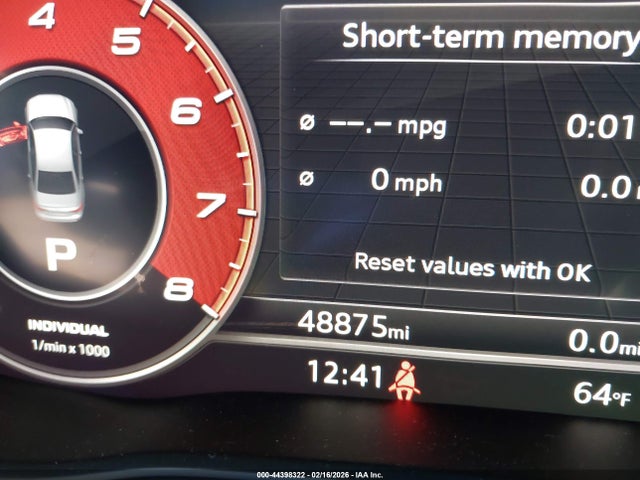 44398322 :رقم المزاد ، WAUB4AF46KA104659 vin ، 2019 Audi S4 3.0t Premium مزاد بيع