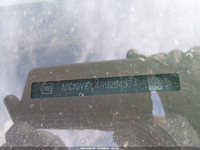 1GC10VEL4RU204374 Chevrolet Silverado Ev Work Truck