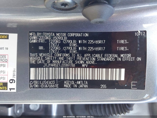 2018 LEXUS NX 300 JTJYARBZ1J2089788 Photo 8