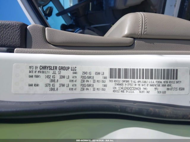 Продаж на аукціоні авто 2013 Jeep Grand Cherokee Laredo, vin: 1C4RJEAGXDC520420, номер лоту: 44398410