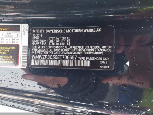 2014 MINI CONVERTIBLE WMWZP3C50ET706657 Photo 8