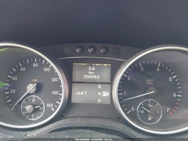 44398880 :رقم المزاد ، 4JGBB72E39A475150 vin ، 2009 Mercedes-benz Ml 550 4matic مزاد بيع