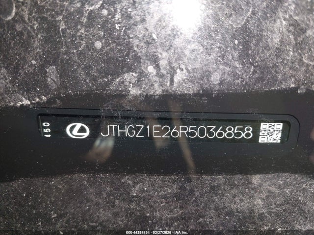 44398894 :رقم المزاد ، JTHGZ1E26R5036858 vin ، 2024 Lexus Is 350 F Sport مزاد بيع