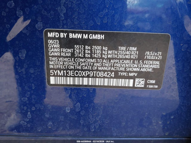 BMW X3 M 2023 5YM13EC0XP9T08424 Image 9