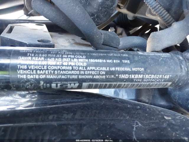 2012 HARLEY-DAVIDSON FLHX 1HD1KBM18CB628148 Photo 9