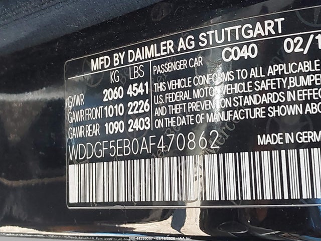 Aukcja sprzedaży 2010 Mercedes-benz C 300 Luxury/sport, vin: WDDGF5EB0AF470862, numer aukcji: 44399087