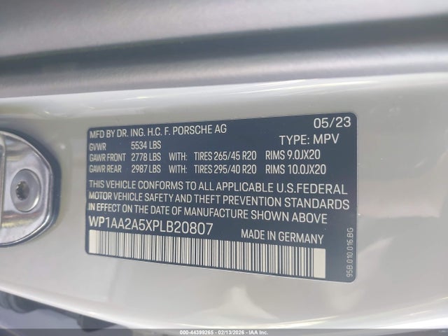 2023 PORSCHE MACAN WP1AA2A5XPLB20807 Photo 8