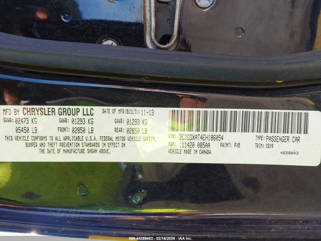 2014 DODGE CHARGER 2C3CDXAT4EH186054 Photo 8