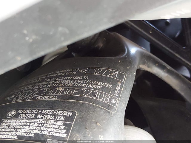 Продажа на аукционе авто 2022 Bmw K1600 Gtl, vin: WB10F3301N6F32308, номер лота: 44399541