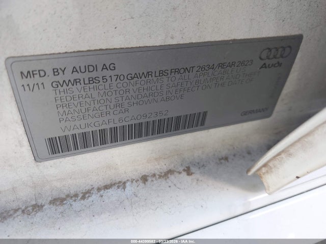 2012 AUDI S4 WAUKGAFL6CA092352 Photo 8