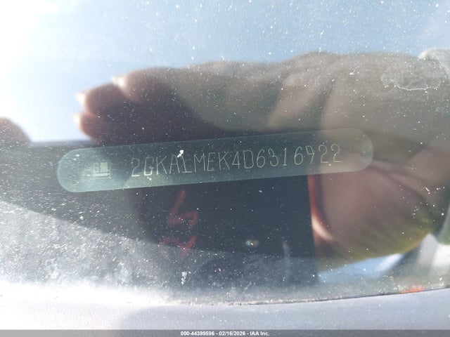 Aukcja sprzedaży 2013 Gmc Terrain Sle-1, vin: 2GKALMEK4D6316922, numer aukcji: 44399596
