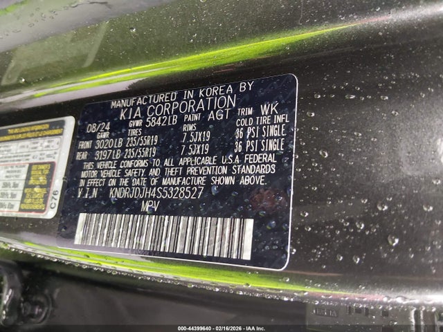 KNDRJDJH4S5328527 KIA Sorento Plug-in Hybrid Ex
