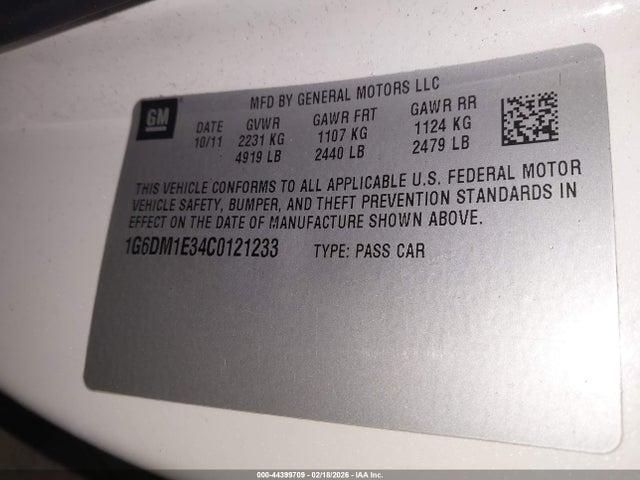 2012 CADILLAC CTS 1G6DM1E34C0121233 Photo 8