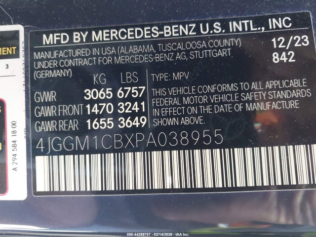 2023 MERCEDES-BENZ EQE 350 SUV 4JGGM1CBXPA038955 Photo 8