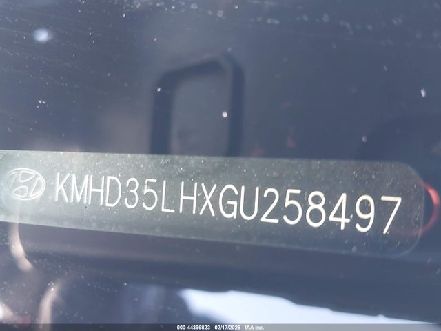 KMHD35LHXGU258497 Hyundai ELANTRA GT